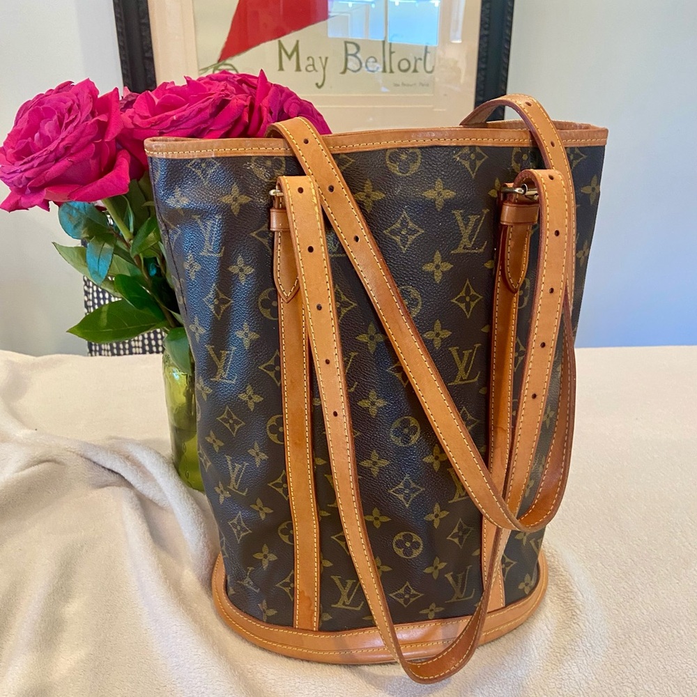 Louis Vuitton Brown Monogram Tote Bag